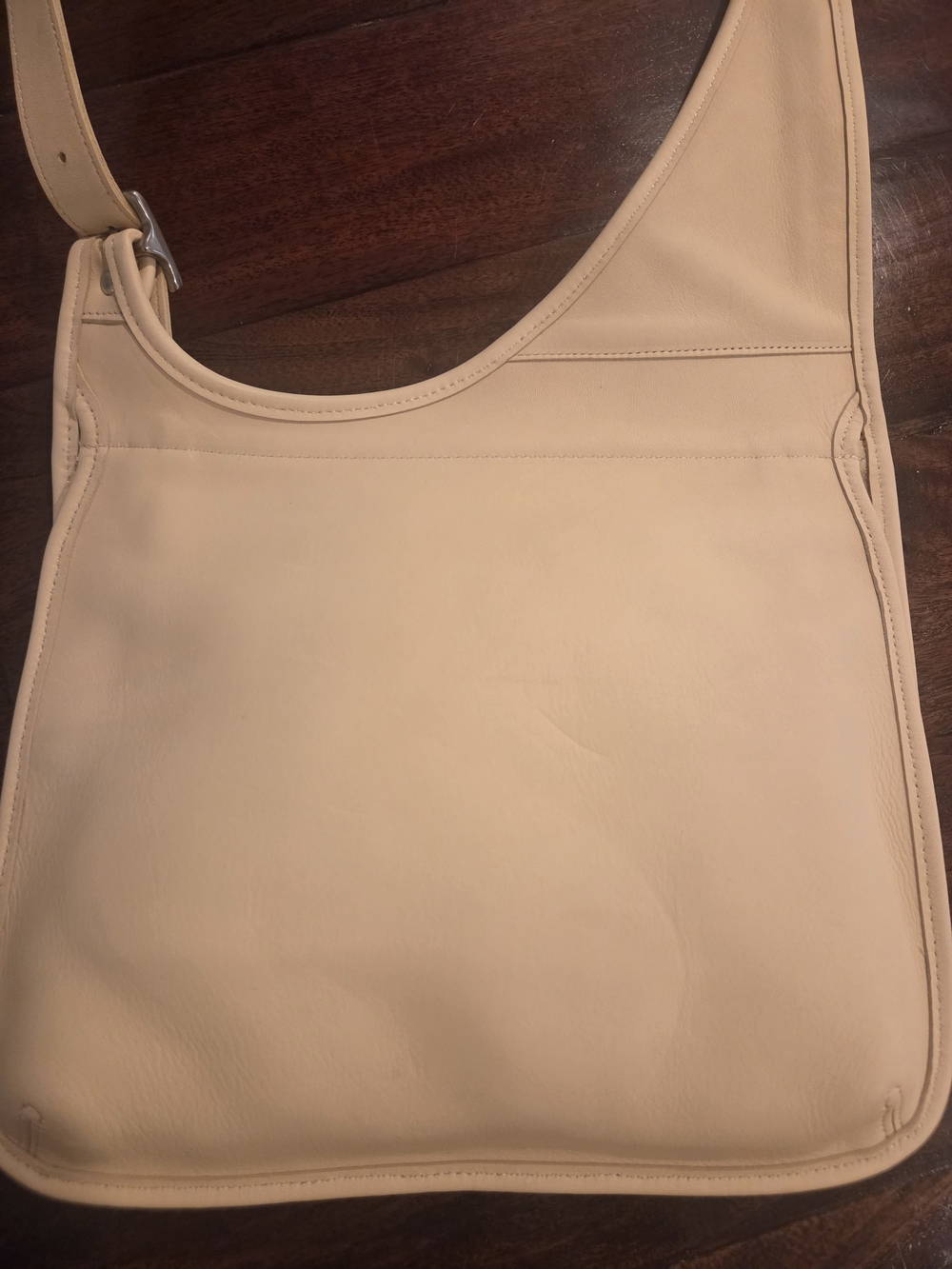Vintage Coach Utility Hippie Flap Style #9404 Color Bone - Picture 9 of 12